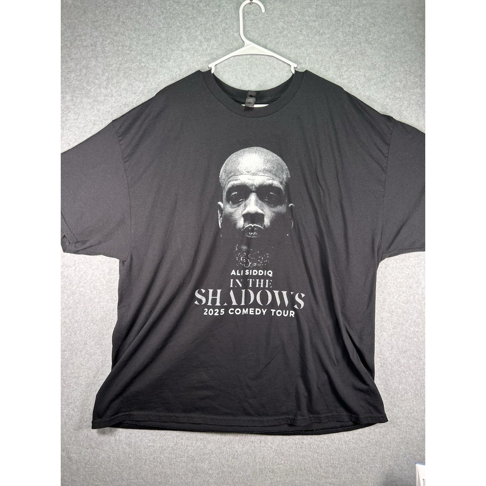 Gildan DryBlend Ali Siddiq In The Shadows 2025 Comedy Tour Tee 3XL Black